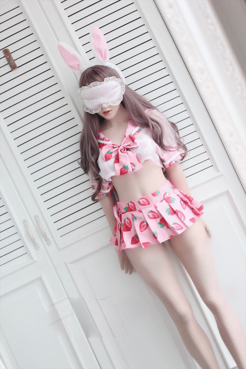 Strawberry fields lingerie - cosplay - costume - lingerie - set - mesh