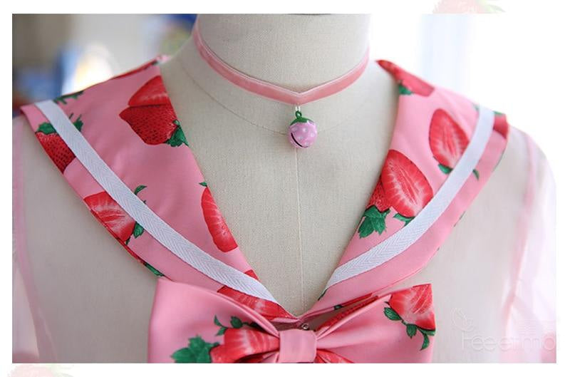 Strawberry fields lingerie - cosplay - costume - lingerie - set - mesh