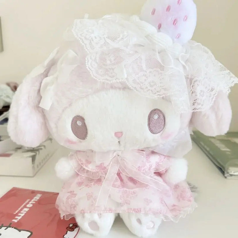 Strawberry lace my melody plush - kawaii - plush - toys - plushies - sanrio