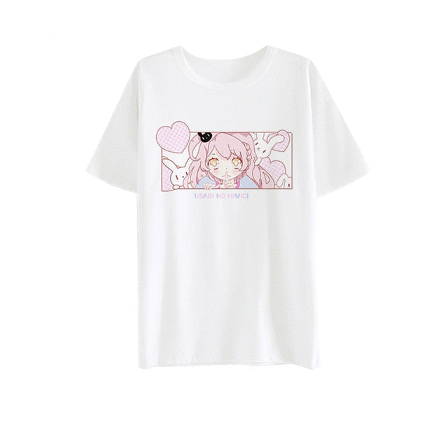 Strawberry milk graphic tee - 80s style tee - box - fairy kei - food - fruit