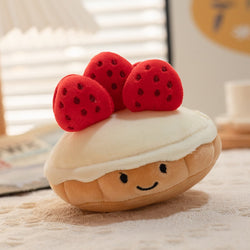 Strawberry tartlet plushie - cookie - kawaii - plush - toys - plushies