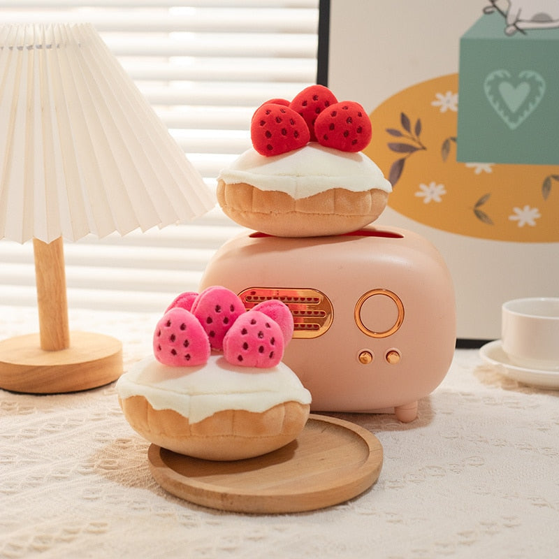 Strawberry tartlet plushie - cookie - kawaii - plush - toys - plushies