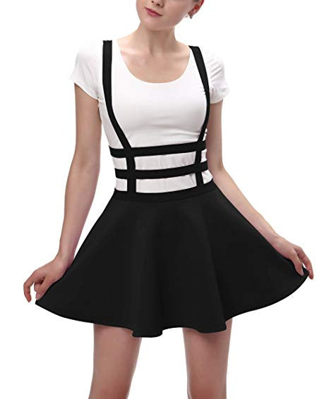 Suspender cut-out dress - black - goth - style - gothic