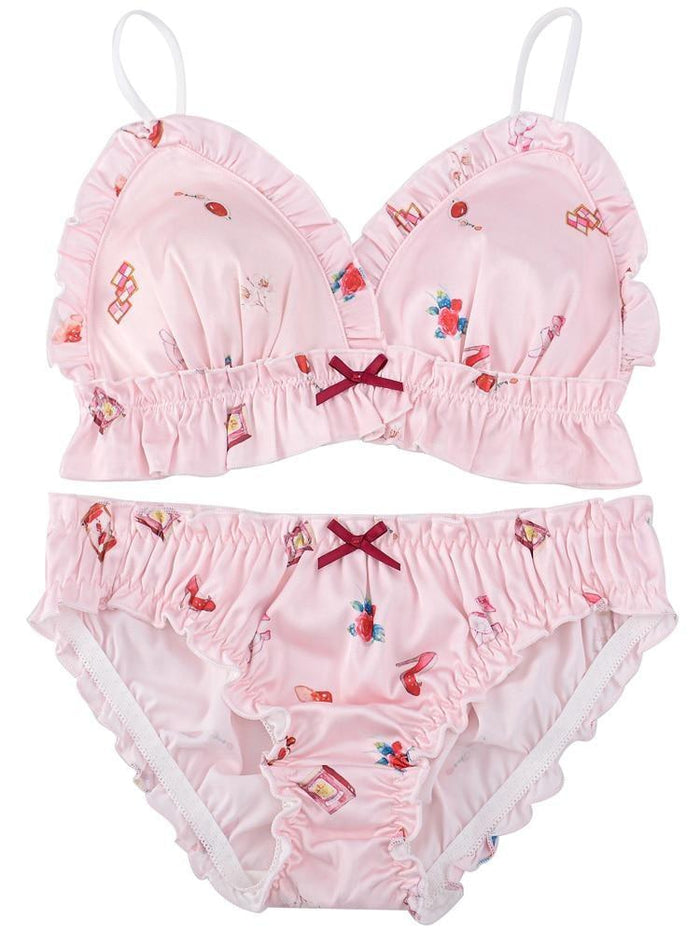 sexy peach lingerie Avidlove Sexy Lingerie Set for Women Lace Bra and Bahrain main image 1