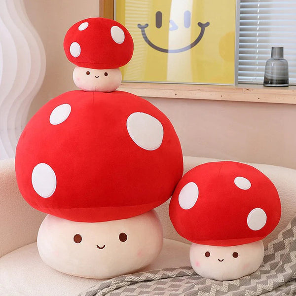 Kawaii sweet toadstool mushroom plushie stuffed animal