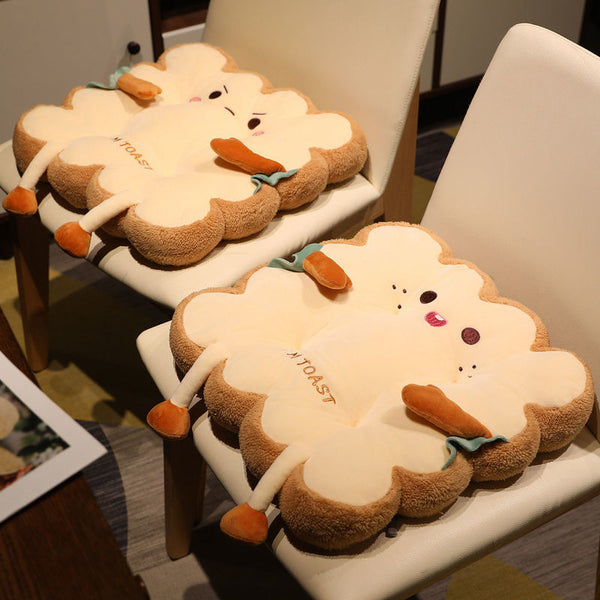 Sweet toast chair cushion - bread - chair pad - cushions - gaming - kawaii