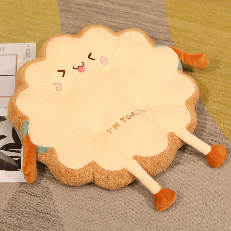 Sweet toast chair cushion - bread - chair pad - cushions - gaming - kawaii