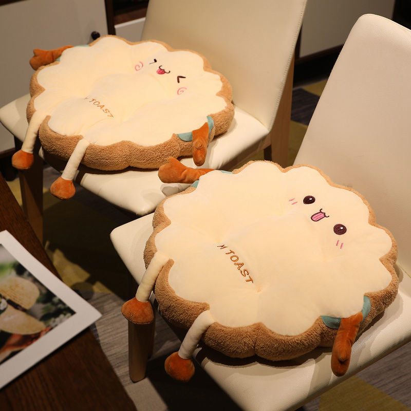 Sweet toast chair cushion - bread - chair pad - cushions - gaming - kawaii