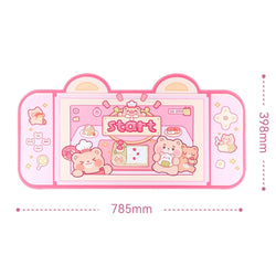 Teddy bear bakery gaming mousepad - bakery - baking - egirl - egirls - gamer