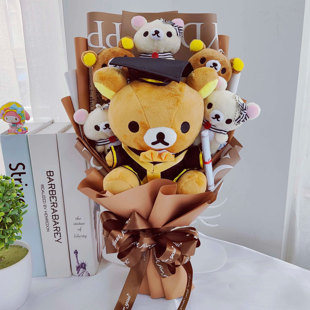 Set of 2 Rilakkuma plush wearing 2024 pajamas