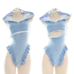 Terry Baby Blue Onesie - adult onesie, adult onesies, blue onesie, bodysuit, bodysuits Kawaii Babe