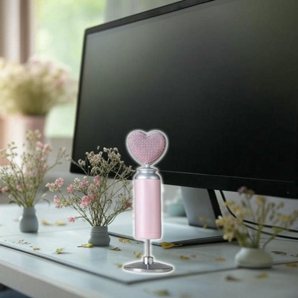 Pink Valentine Streaming Microphone