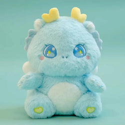 Tiny pastel dragon plush - blue - dinosaur - kawaii - plush - toys