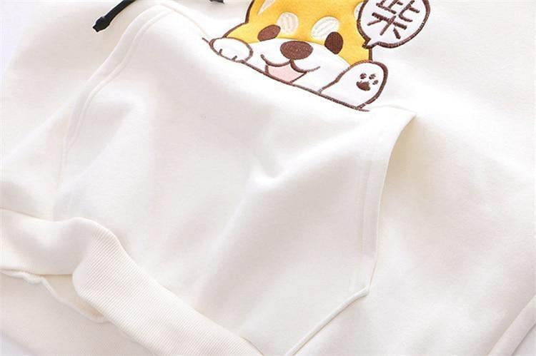 Tiny pupper hoodie - corgi - dog - dogs - harajukuk - hoodies