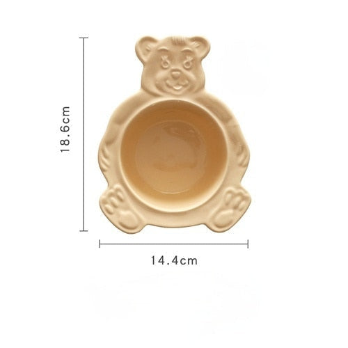 Tiny teddy ceramic bowl - bear - bowl - cooking - cookware - kawaii