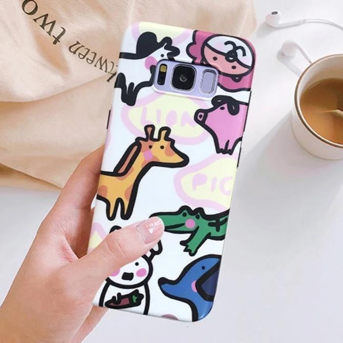 Kawaii tiny zoo baby animal samsung case android phone