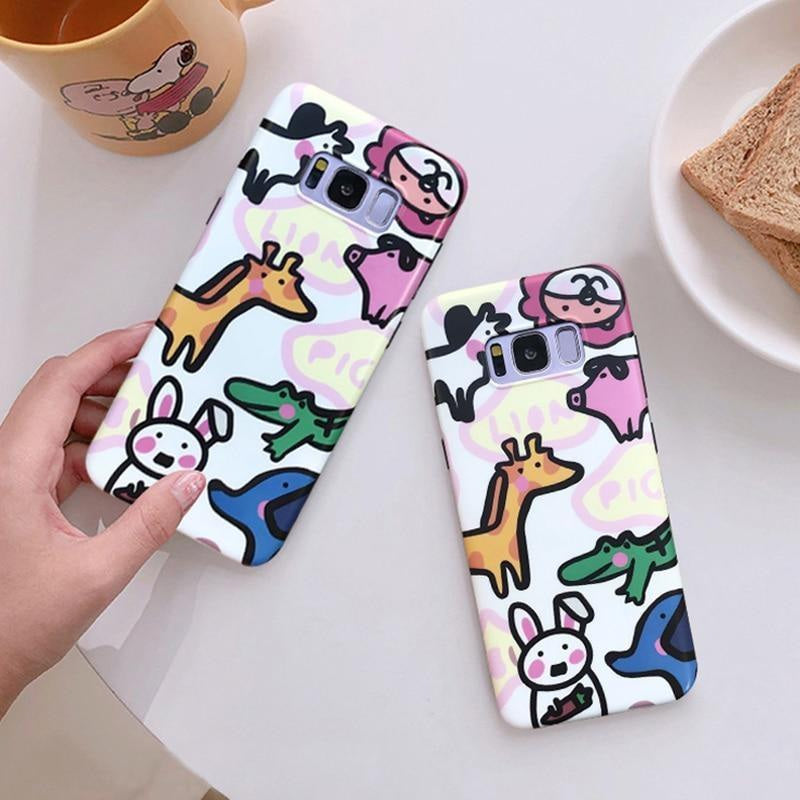 Kawaii tiny zoo baby animal samsung case android phone