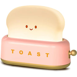 Kawaii toasty toaster led soft glow night light table lamp