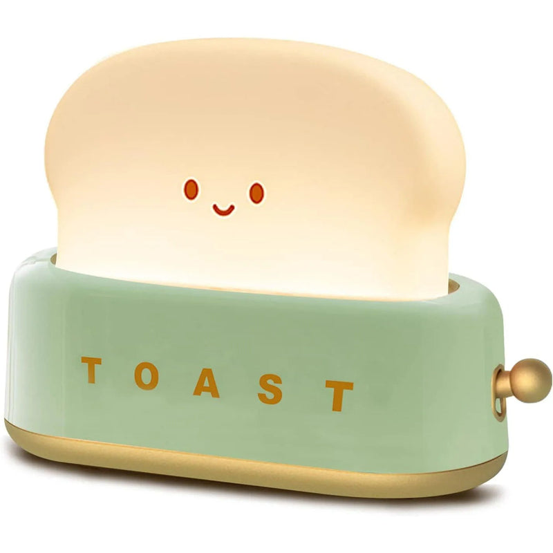 Kawaii toasty toaster led soft glow night light table lamp