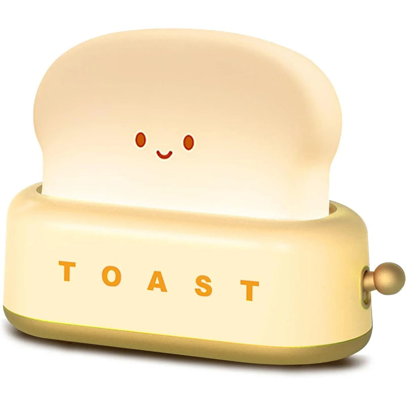 Kawaii toasty toaster led soft glow night light table lamp