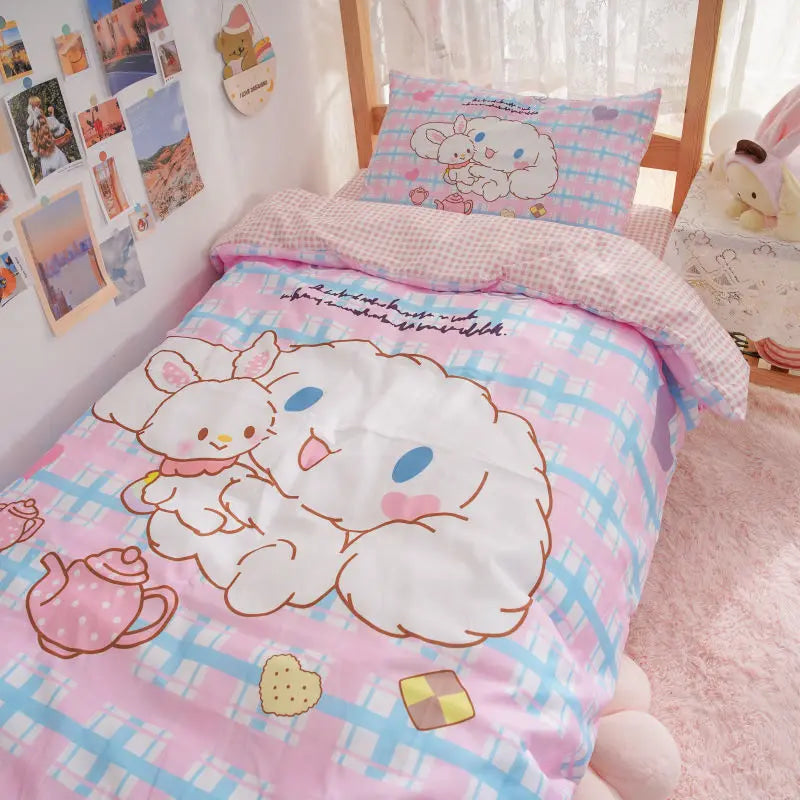 Ultra kawaii bedding sets - bedding - bedroom set - blankets - cinnamoroll - comforter