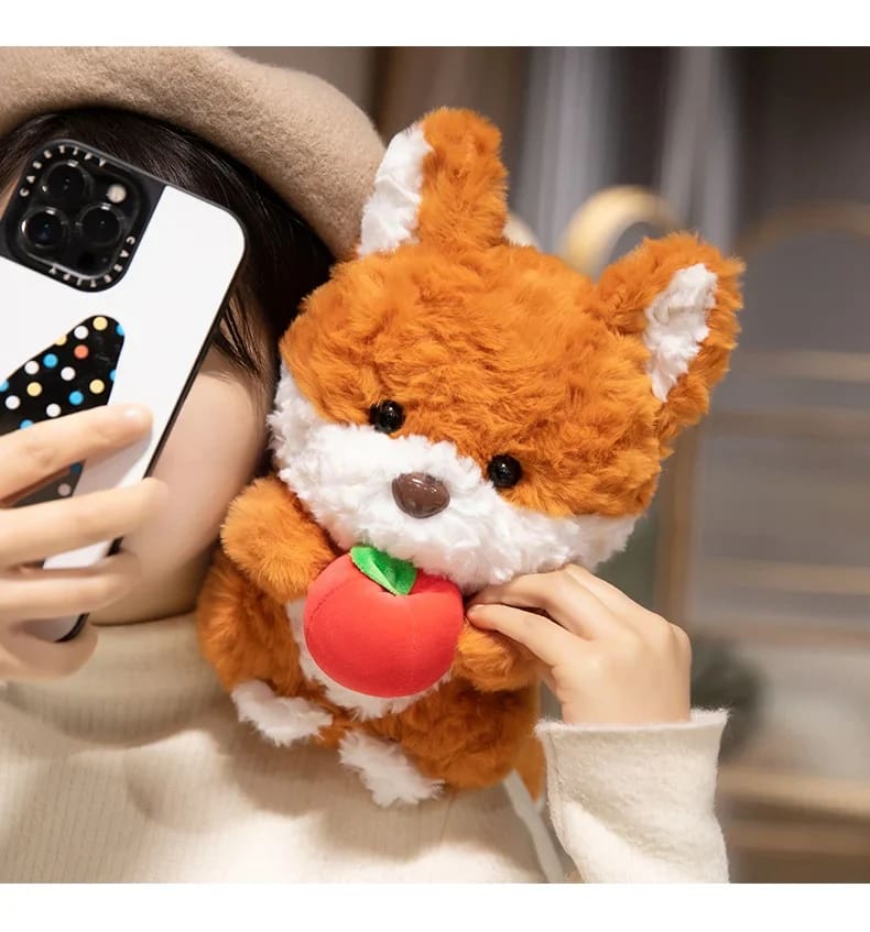 Kawaii ultra plush fruit feast kitsune toy stuffed animal