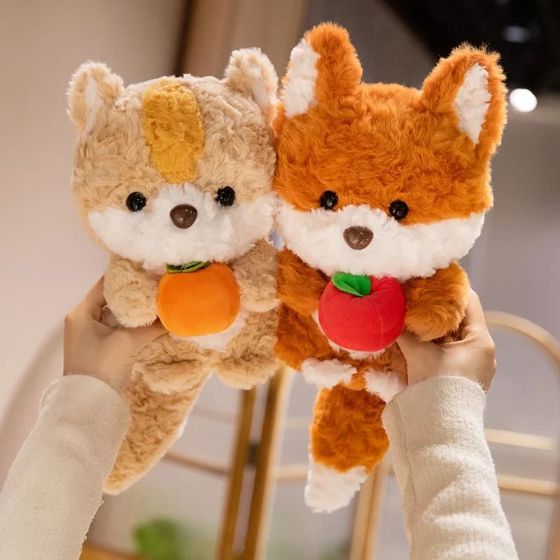Kawaii ultra plush fruit feast kitsune toy stuffed animal