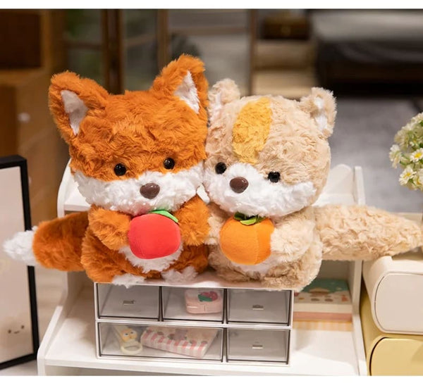 Kawaii ultra plush fruit feast kitsune toy stuffed animal