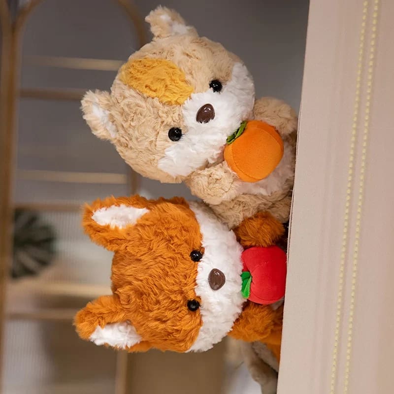 Kawaii ultra plush fruit feast kitsune toy stuffed animal