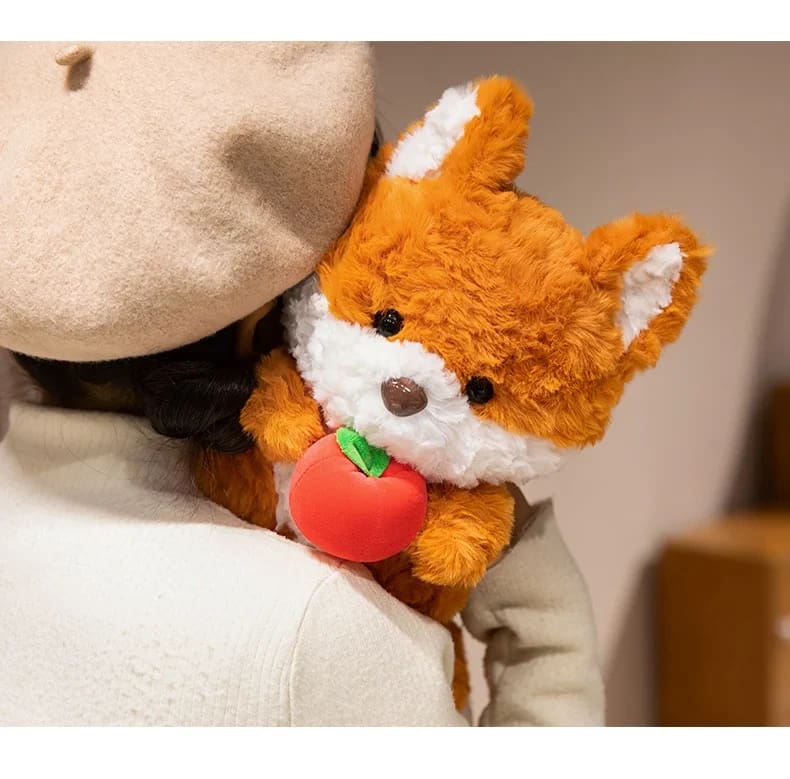 Kawaii ultra plush fruit feast kitsune toy stuffed animal