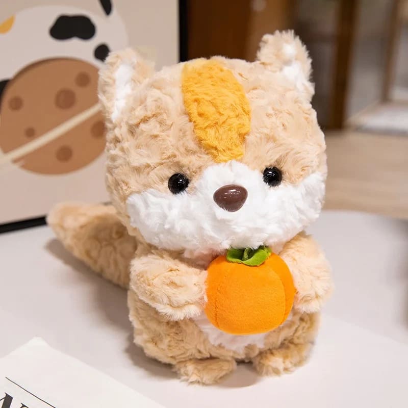 Kawaii ultra plush fruit feast kitsune toy stuffed animal