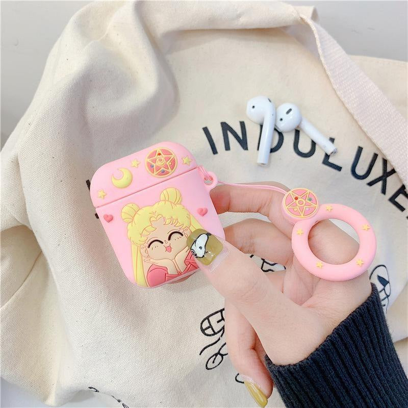 Kawaii usagi serena magical girl airpod case apple air pods