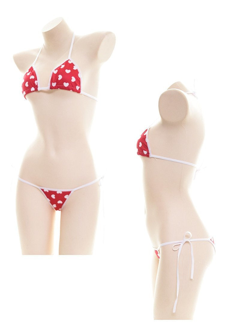 Valentine bikini - bathing suit - bikini - bikinis - hearts - lingerie