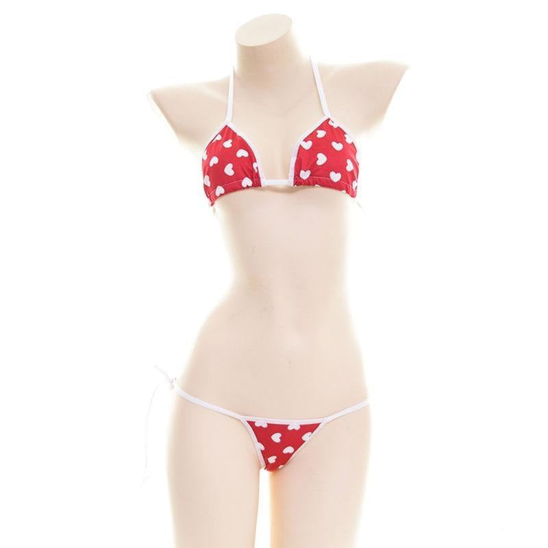 Valentine bikini - bathing suit - bikini - bikinis - hearts - lingerie