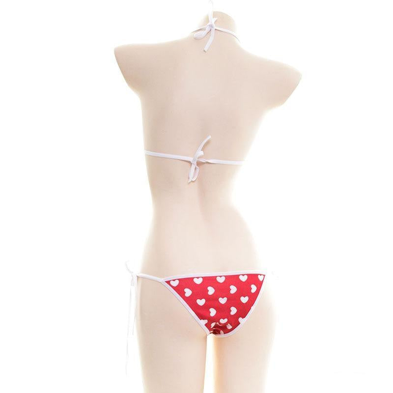 Valentine bikini - bathing suit - bikini - bikinis - hearts - lingerie