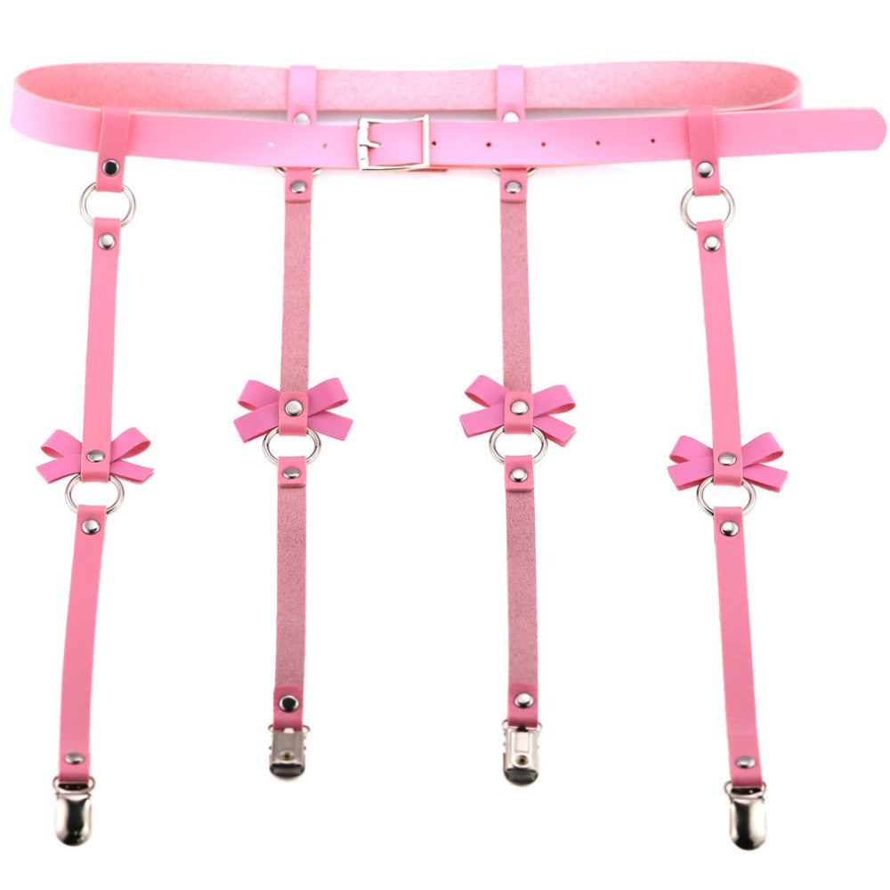 Vegan Leather Waist Belt Garter Belt | Kawaii Babe Vegan Leather Waist Belt Garter Belt | Kawaii Babe