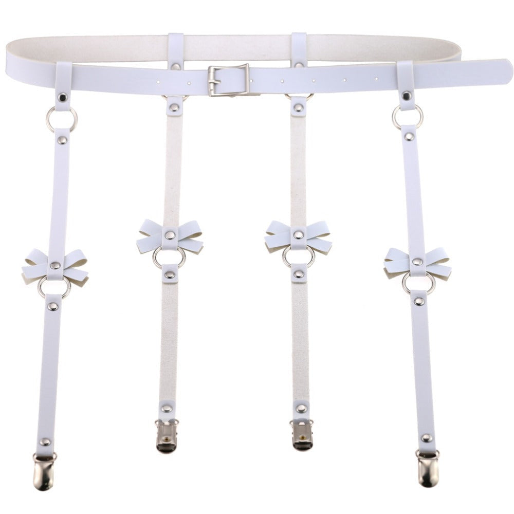 Vegan Leather Waist Belt Garter Belt | Kawaii Babe Vegan Leather Waist Belt Garter Belt | Kawaii Babe