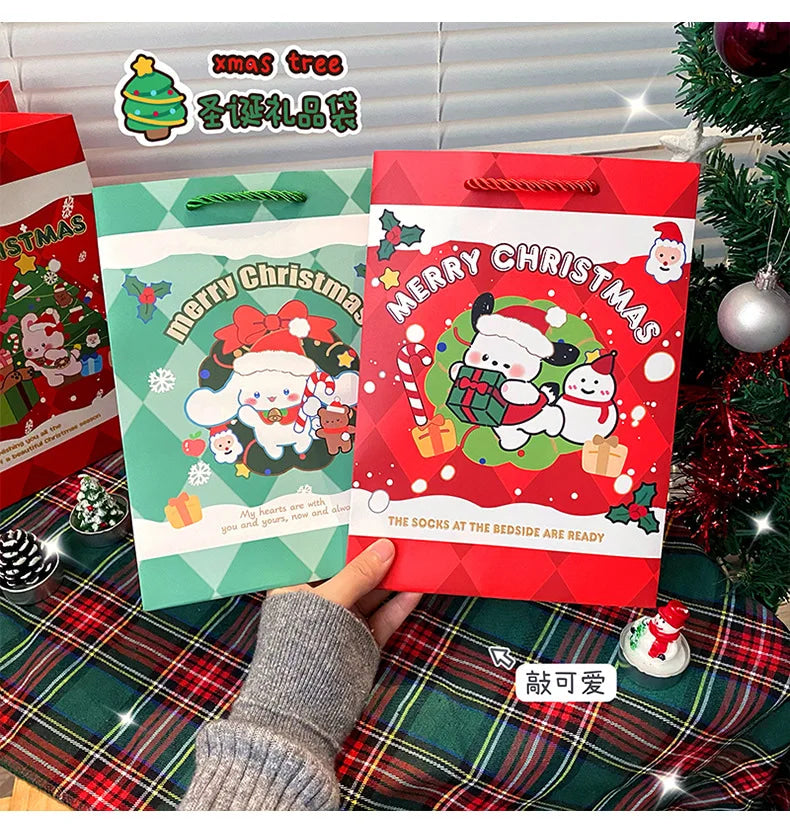 A very kawaii holiday gift bag - christmas - bags - gift - sanrio