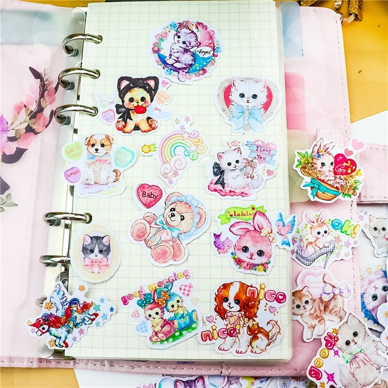 Vintage Animal Sticker Collection – Kawaii Babe