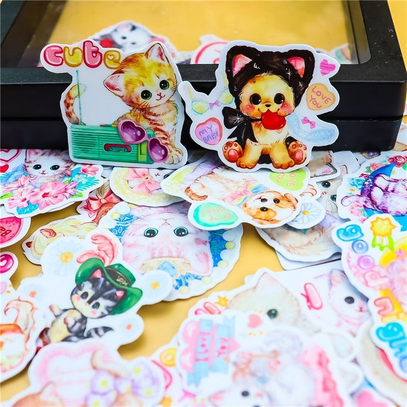 Vintage Animal Sticker Collection – Kawaii Babe