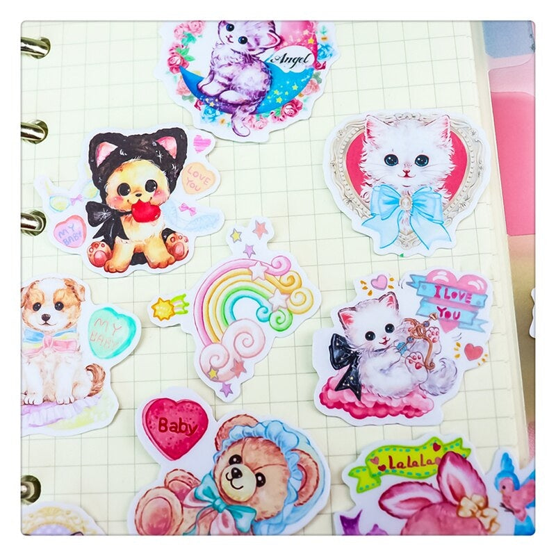 Vintage Animal Sticker Collection – Kawaii Babe