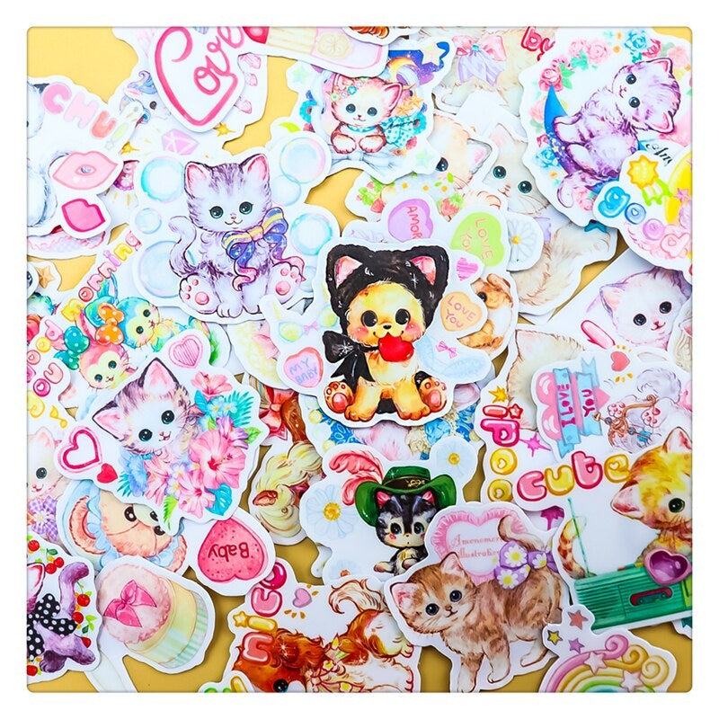 Vintage Animal Sticker Collection – Kawaii Babe