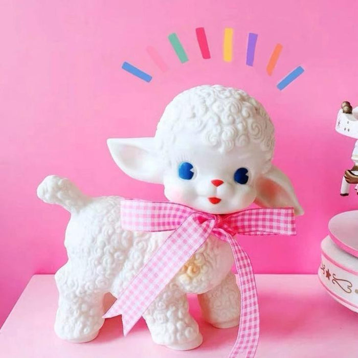 Vintage Lamb Rubber Toy 1970s Retro Kitsch Kawaii | Kawaii Babe