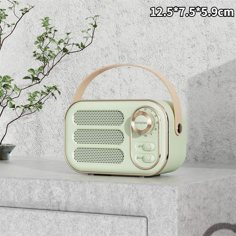 Kawaii vintage mini retro radio bluetooth speaker