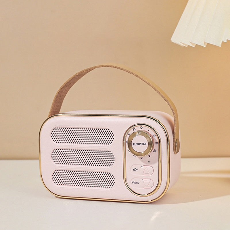 Kawaii vintage mini retro radio bluetooth speaker