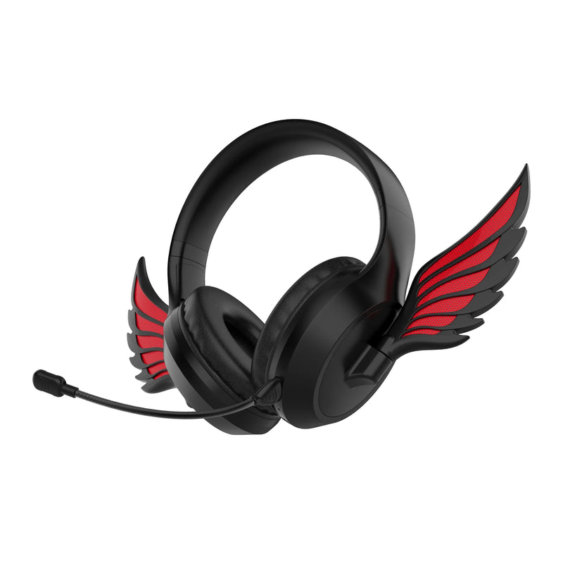 Winged led wireless headphones - anime - custom lights - headphones - headset - kawaii