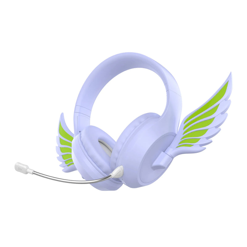 Winged led wireless headphones - anime - custom lights - headphones - headset - kawaii