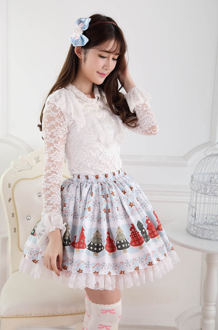 Winter wonderland skirt - christmas - cold weather - cozy aesthetic - egl