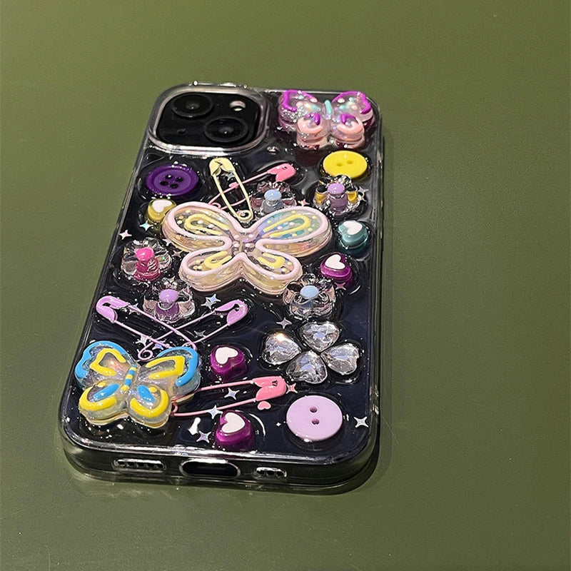 Y2k butterfly iphone case - butterfly - kawaii - phone case - cover - y2k