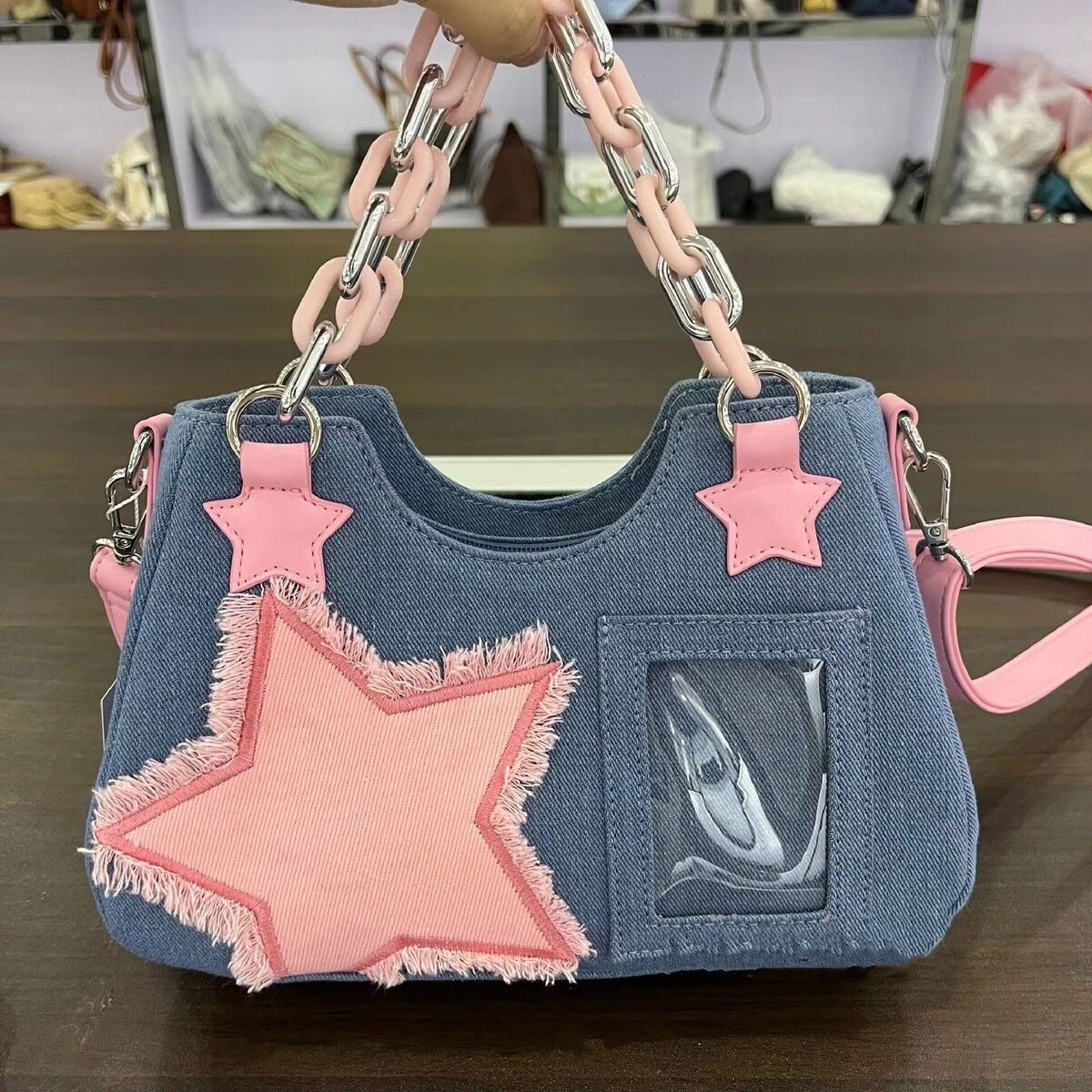 Denim handbag cheapest